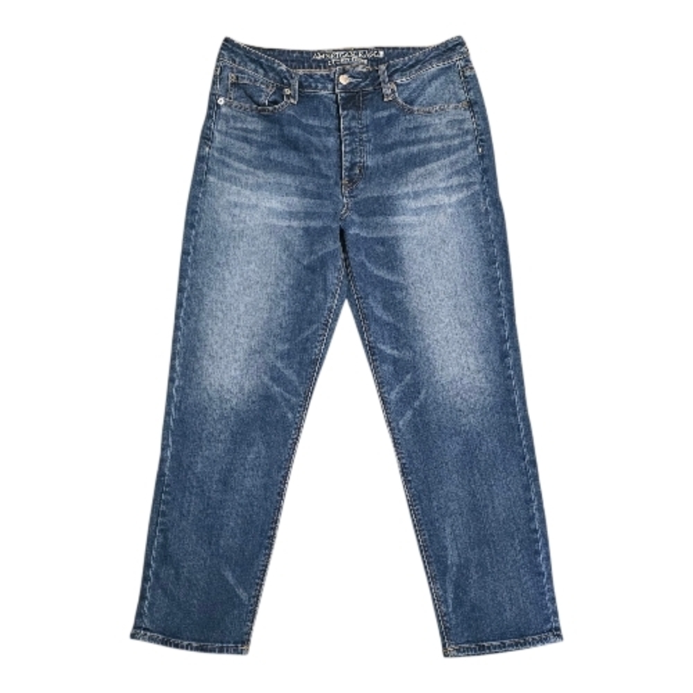 American Eagle Outfitters Cropped Skinny Stretch Vintage Hi Rise Denim Jeans